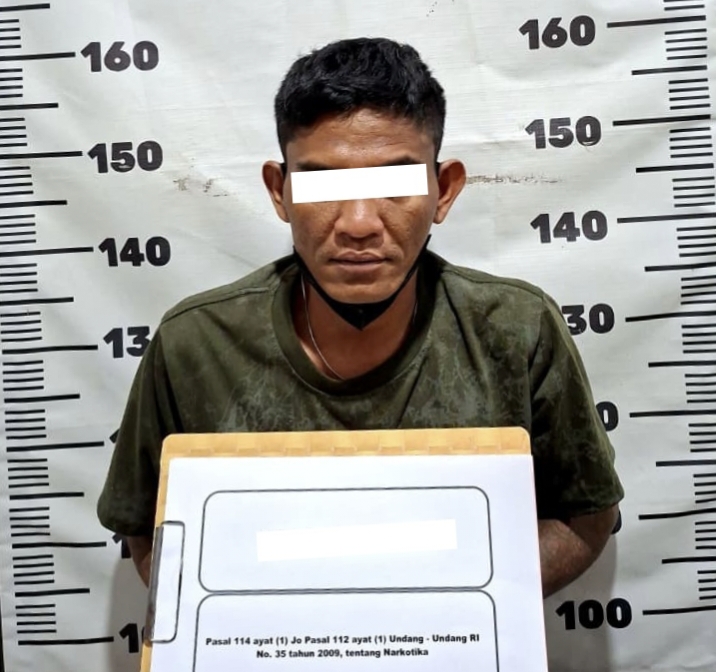 Satresnarkoba Polres Kapuas Tangkap Warga Tamban Catur Baru Pemilik Sabu 