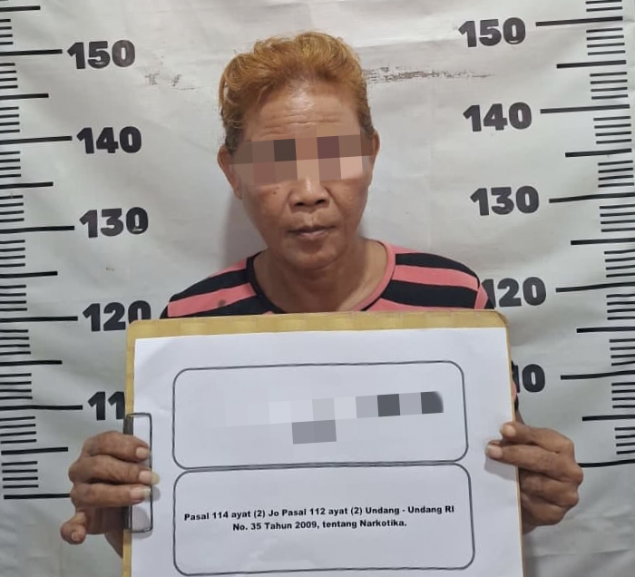 Nenek Warga Sei Gawing Mantangai Pemilik Sabu Ditangkap Polisi