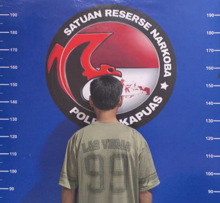Edarkan Sabu Seorang Petani di Kapuas Ditangkap Polisi