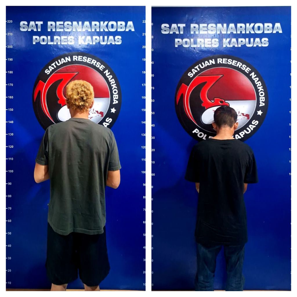 Satresnarkoba Polres Kapuas Tangkap Dua Pengedar Narkotika