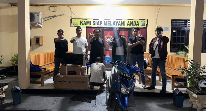 Polsek Kandangan Kota Amankan Pelaku Pencurian di Jalan Sudirman Tibung Raya