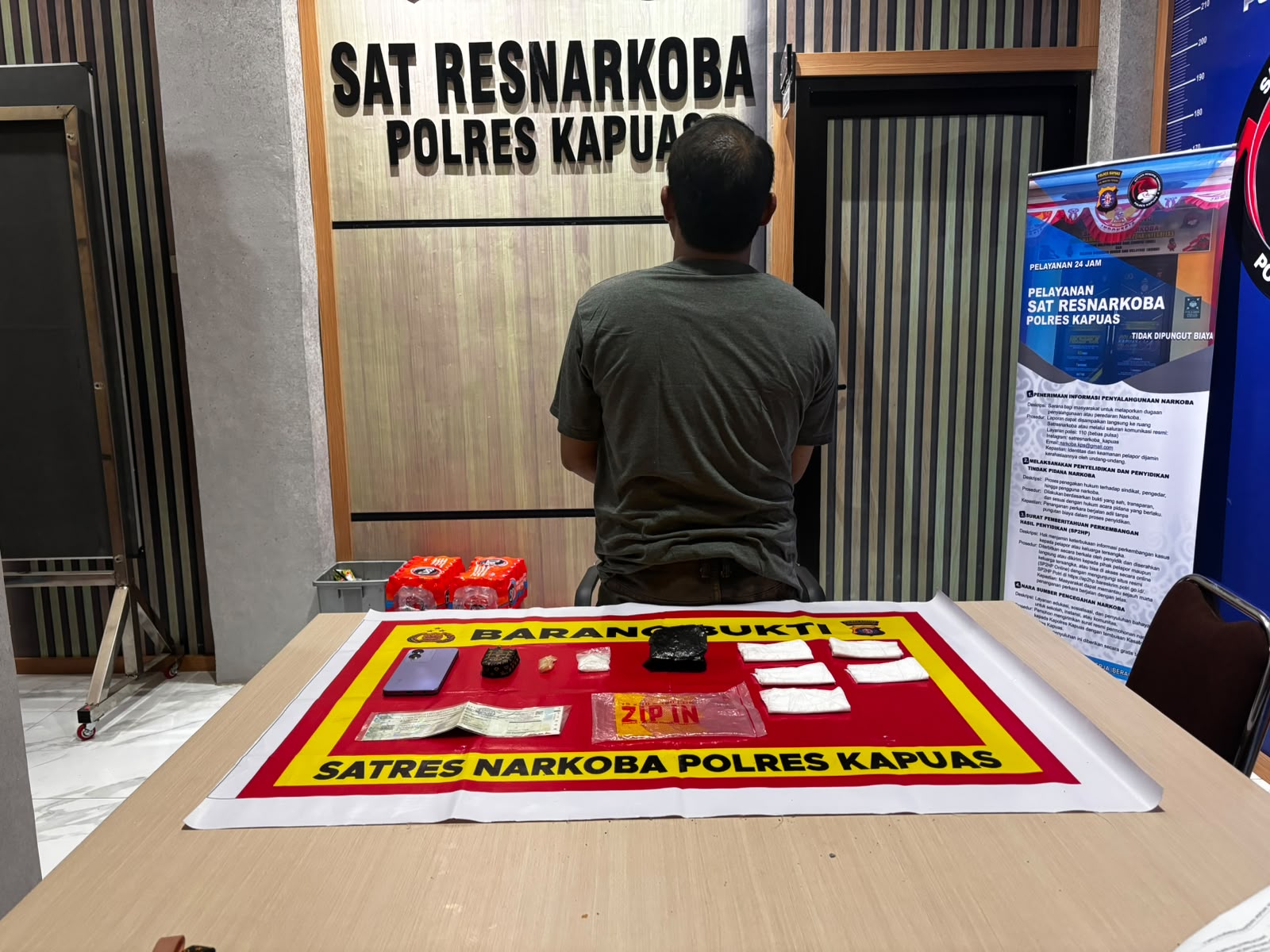 Polisi Tangkap Pengedar Narkoba di Perkebunan Amankan 10 Gram Sabu