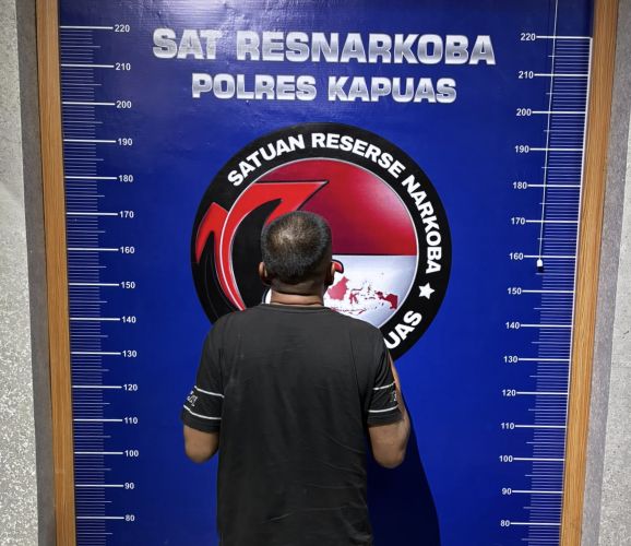 Satresnarkoba Polres Kapuas Tangkap Warga Palingkau Amankan 4,19 Gram Sabu