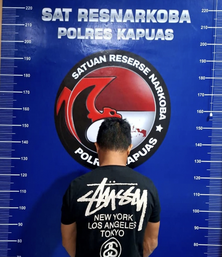 Satresnarkoba Polres Kapuas Tangkap Pengedar Narkotika Amankan 2,66 Gram Sabu